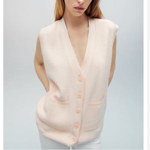 ZARA RIBBED KNIT VEST